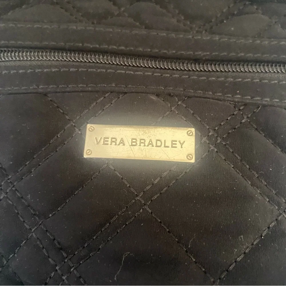 Vera Bradley Black Quilted Shoulder Bag‎ - Picture 2 of 7